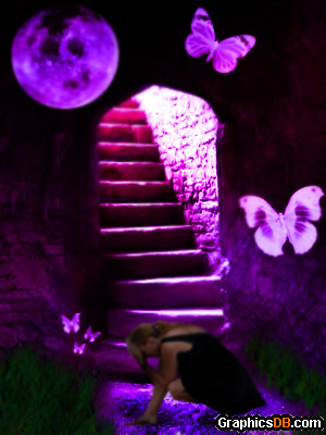 Purple Stairs