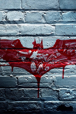 Batman Blood iPhone Wallpaper
