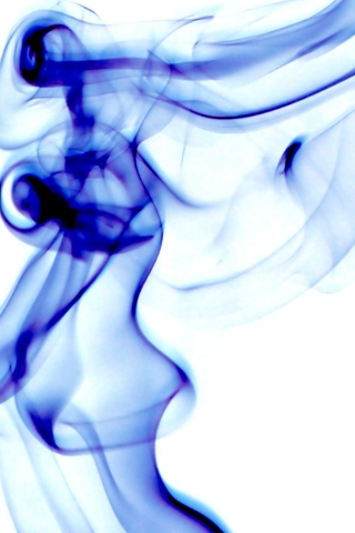 Blue Smoke iPhone Wallpaper