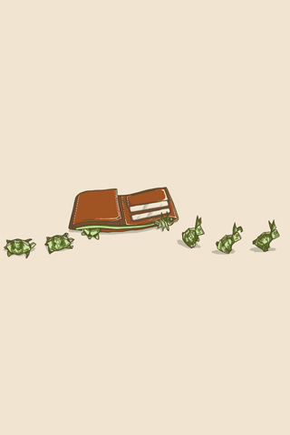 Money Movement iPhone Wallpaper