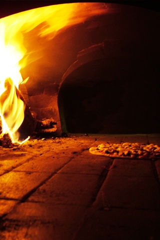 Pizza Oven iPhone Wallpaper