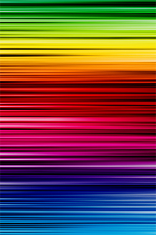 Rainbow Color Bands iPhone Wallpaper