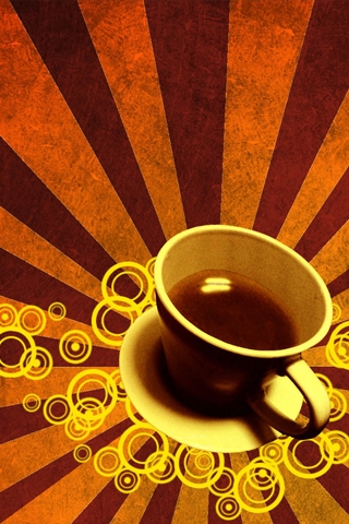 Simply Coffee iPhone Wallpaper