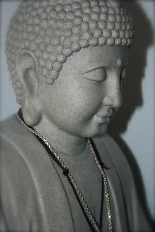 Stone Buddha iPhone Wallpaper