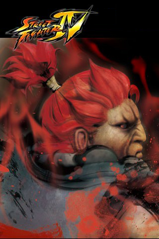 Street Fighter IV Akuma iPhone Wallpaper