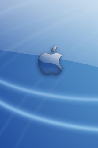 Apple Blue(1) iPhone Wallpaper