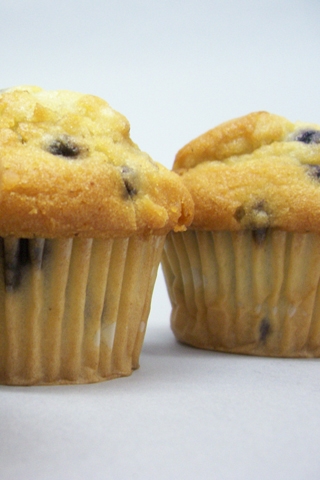 Blueberry Muffins iPhone Wallpaper