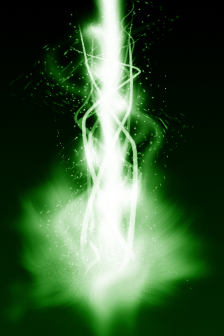 Green Laser iPhone Wallpaper