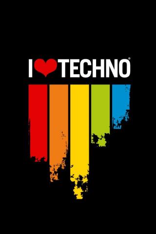 I 3 Techno iPhone Wallpaper