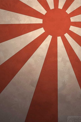 Japanese Sun iPhone Wallpaper
