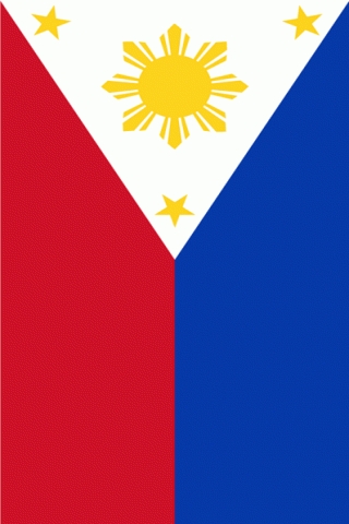 Philippines Flag iPhone Wallpaper