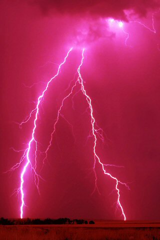 lightning iphone wallpaper