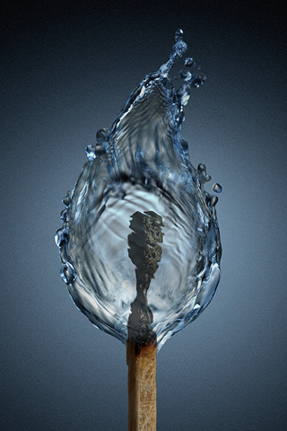 Stylish Water iPhone Wallpaper