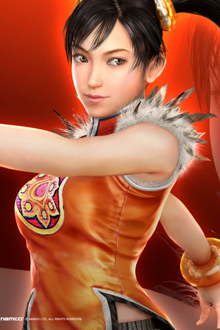 Tekken 5 Ling XiaoYu iPhone Wallpaper