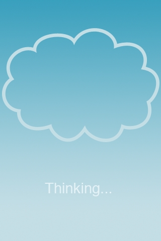 Thinking iPhone Wallpaper