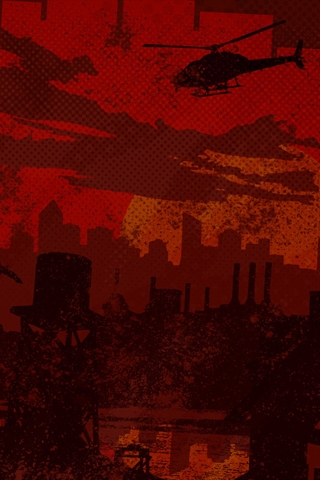 Urban Red iPhone Wallpaper