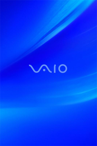 Vaio Blue iPhone Wallpaper