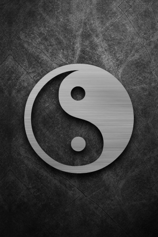 Ying Yang iPhone Wallpaper