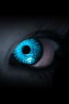 Blue Glowing Eye